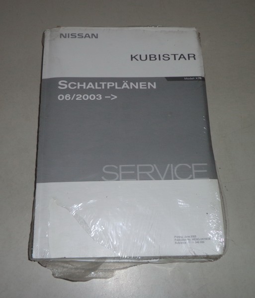Werkstatthandbuch Elektrik / Elektrische Schaltpläne Nissan Kubistar X76