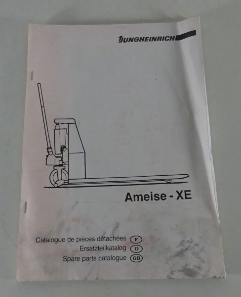 Teilekatalog / Parts Catalog Jungheinrich Hubwagen Ameise - XE