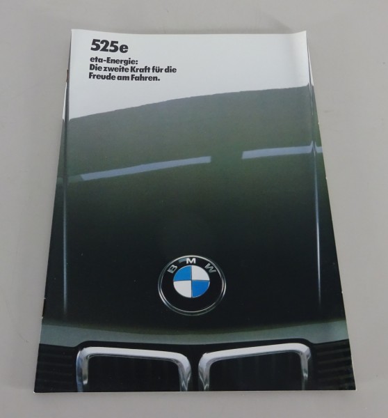 Prospekt / Broschüre BMW 5er E28 525e Stand 01/1984