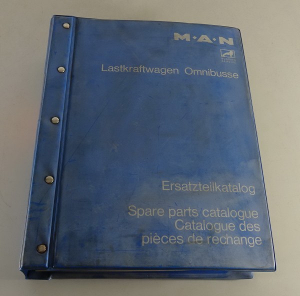 Teilekatalog MAN Allrad-LKW Typ 630 L2A 5-Tonner "Nato Ziege" Stand 1971