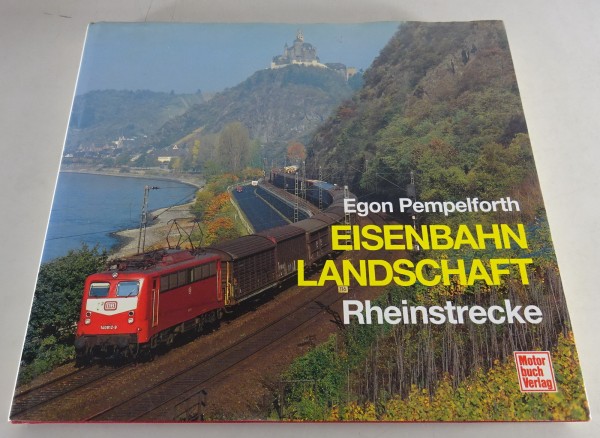 Bildband Eisenbahn Landschaft Rheinstrecke Stand 1992 Motorbuch Verlag