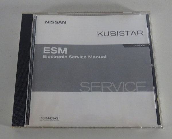 Werkstatthandbuch auf CD Nissan Kubistar X76 Stand 09/2003