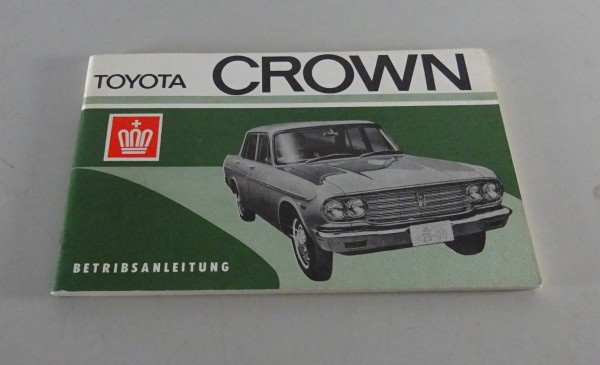 Betriebsanleitung / Handbuch Toyota Crown Typ S40 Stand 1962-1967