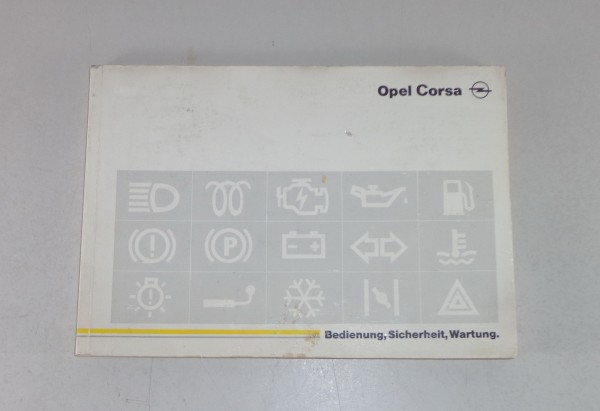 Betriebsanleitung Opel Corsa B Stand 08-1993