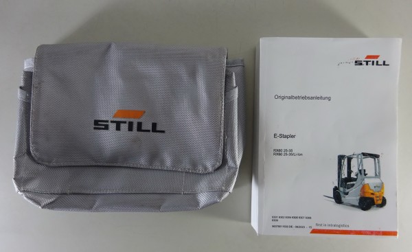 Bordmappe + Betriebsanleitung Still E-Stapler RX60 25-35 + Li-Ion Stand 06/2023