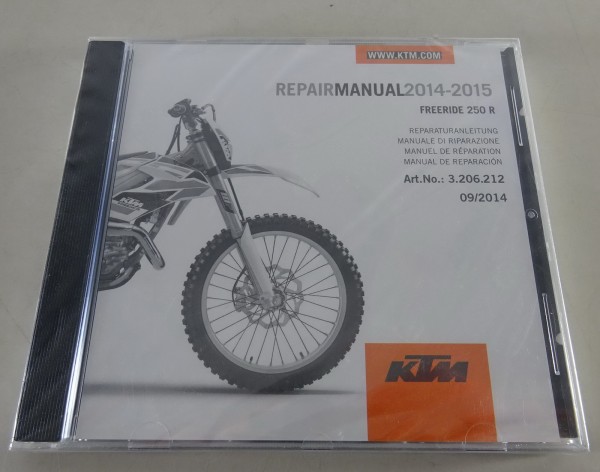 Werkstatthandbuch / Workshop Manual KTM Freeride 250 R Bj. 2014 - 2015