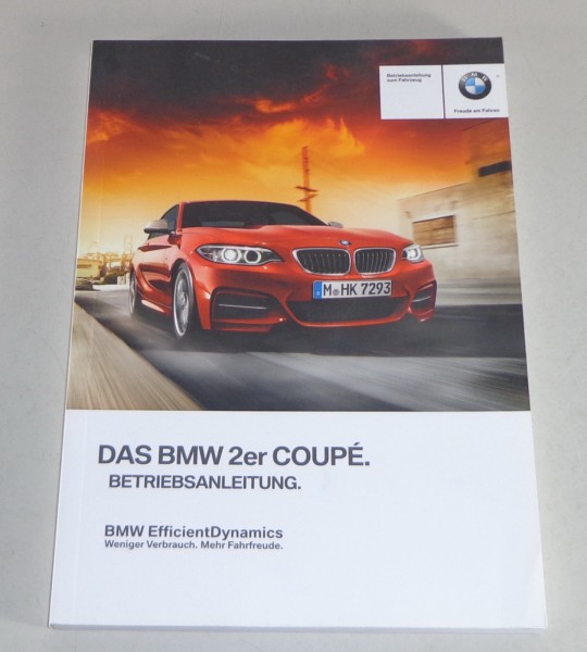 Betriebsanleitung BMW 2er Coupe F22 Stand 10/2013