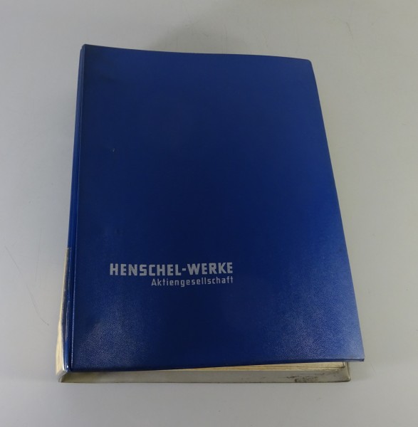 Teilekatalog / Ersatzteilliste Henschel LKW HS 12 T Stand ab 1962