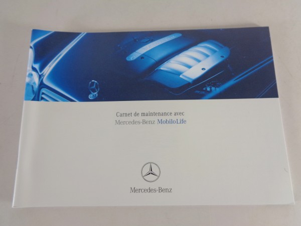 Scheckheft Mercedes Benz R171 SLK 200 Kompressor / 350 auf Französisch 10/2003