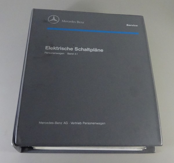 Elektrische Einzel-Schaltpläne Mercedes-Benz W124 MOPF1 ab 09/1989 - 09/1992