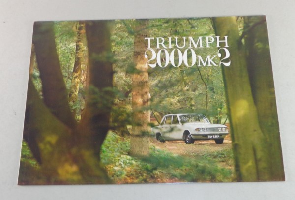 Prospekt / Brochure Triumph 2000 MK 2
