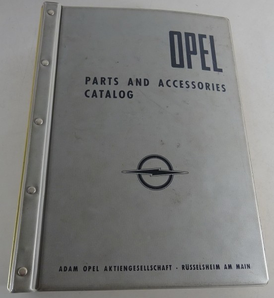 Spare Parts List / Parts Catalogue Opel Olympia A + GT 1100 / 1900 from 12/1968