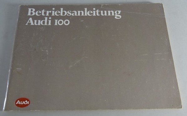 Betriebsanleitung / Handbuch Audi 100 C3 Typ 44 von 02/1983