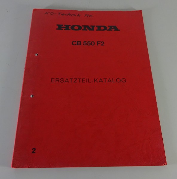Teilkatalog / Ersatzteilkatalog Honda CB 550 F 2