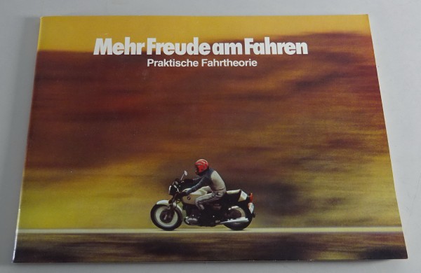 Prospekt / Broschüe BMW Motorrad Praktische Fahrtheorie