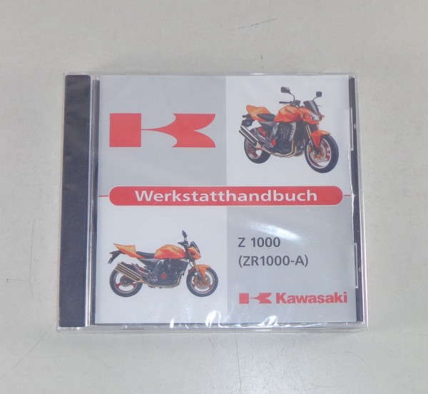 Werkstatthandbuch auf CD / Workshop Manual Kawasaki Z 1000 / ZR 1000-A