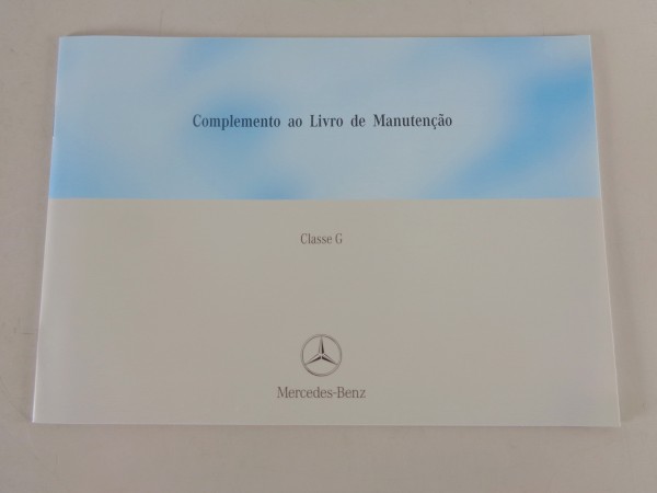 Scheckheft Erweiterung Mercedes Benz G-Modell W463 von 05/2004 Portugiesisch