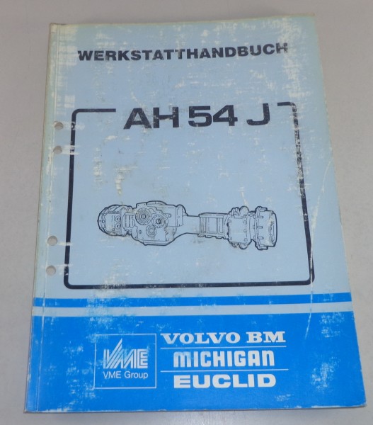 Werkstatthandbuch Volvo BM Dumper A20 Antriebsachse AH 54 J Stand 05/1987