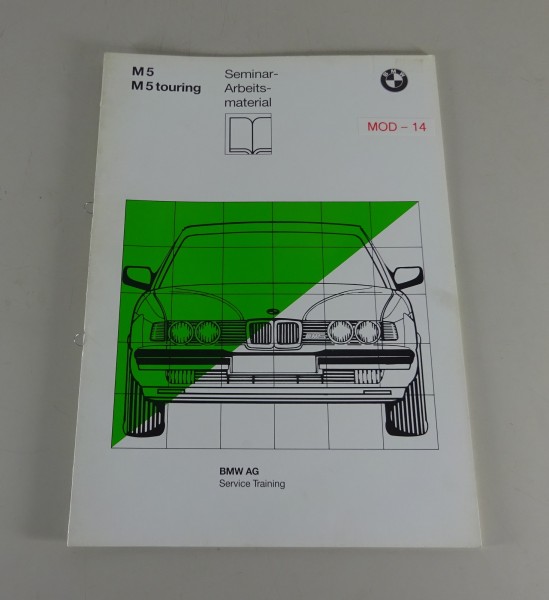 Schulungsunterlage / Seminar BMW M5 / M5 touring E34 Stand 10/1991