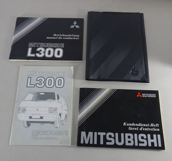 Bordmappe + Betriebsanleitung Mitsubishi L 300 I Serie Stand 1980