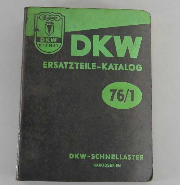 Teilekatalog / Ersatzteilliste DKW Schnellaster Typ F89 Stand 02/1954 Karosserie