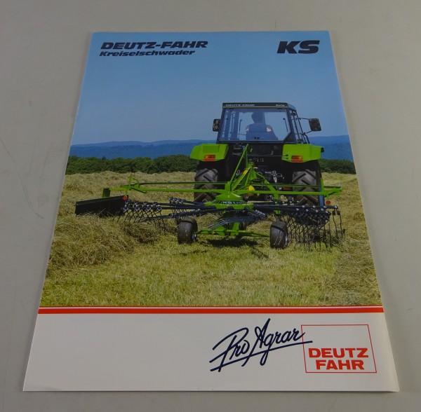 Prospekt / Broschüre Deutz-Fahr Kreiselschwader Stand 04/1987