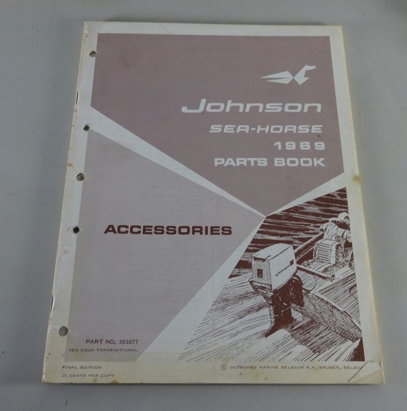 Zubehör-Katalog / Teilekatalog OMC Johnson Außenborder Stand 1969