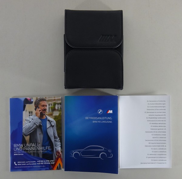 Bordmappe + Betriebsanleitung BMW M3 + Competition / CS / XDrive Typ G80 '2023