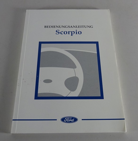 Betriebsanleitung / Handbuch Ford Scorpio MK.II Stand 12/1997