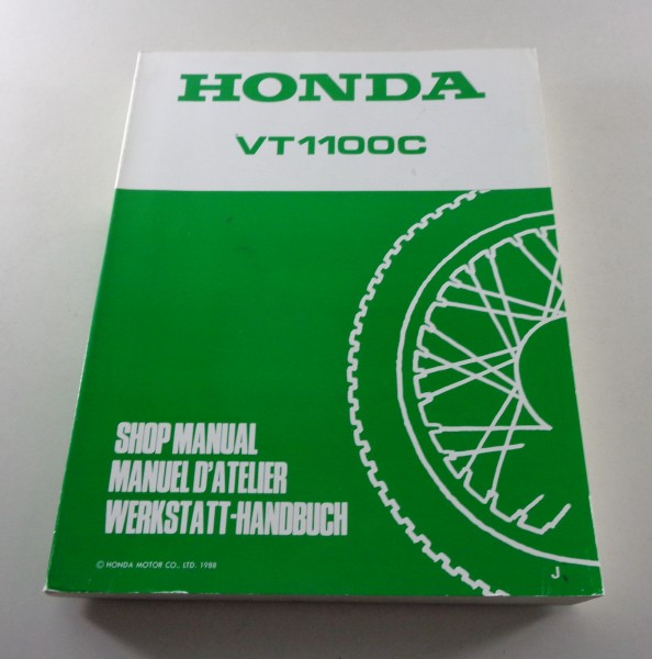 Werkstatthandbuch / Workshop Manual Honda VT 1100 C Stand 1988