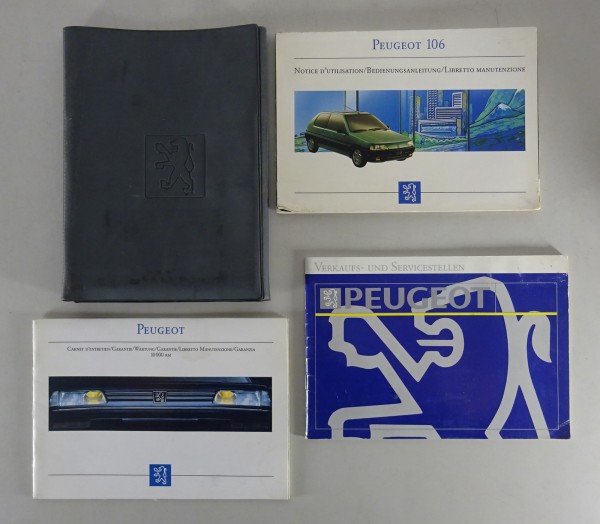 Bordmappe mit Betriebsanleitung / Handbuch Peugeot 106 Stand 09/1993