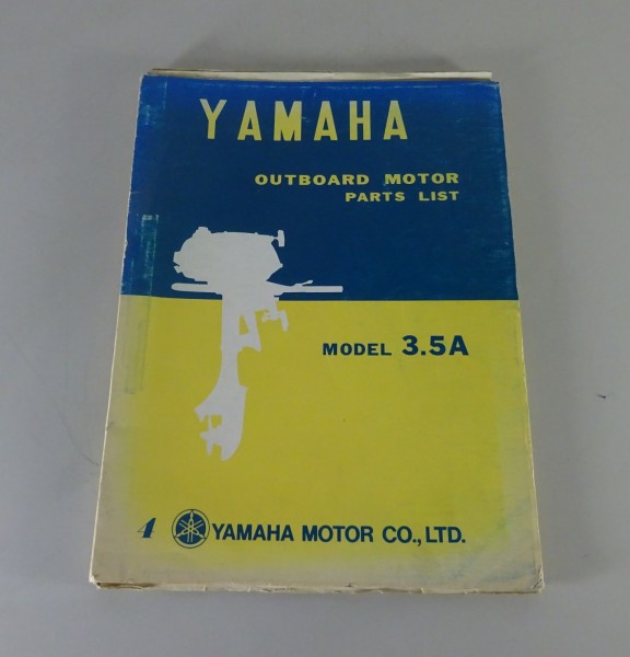 Teilekatalog / Parts List Yamaha Außenborder 3.5A Stand 04/1973