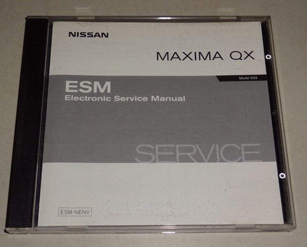Werkstatthandbuch auf CD Nissan Maxima QX A33 Stand 09/2002
