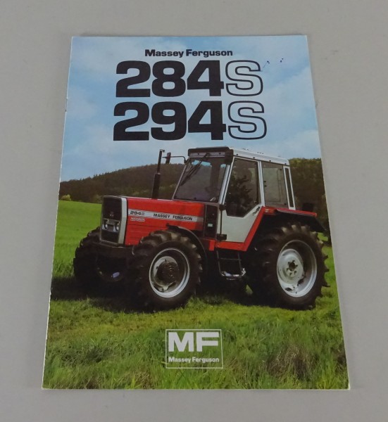 Prospekt / Broschüre Massey Ferguson MF 284S / 294S Stand 05/1984