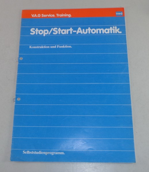 SSP 58 Stop/Start Automatik Selbstudienprogramm Konstruktion und Funktion 1983