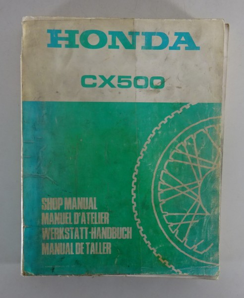 Werkstatthandbuch / Workshop Manual Honda CX 500 Typ PC01 Stand 1977