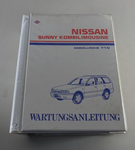 Werkstatthandbuch / Wartungshandbuch Nissan Sunny Kombi Y10 Stand 11/1990