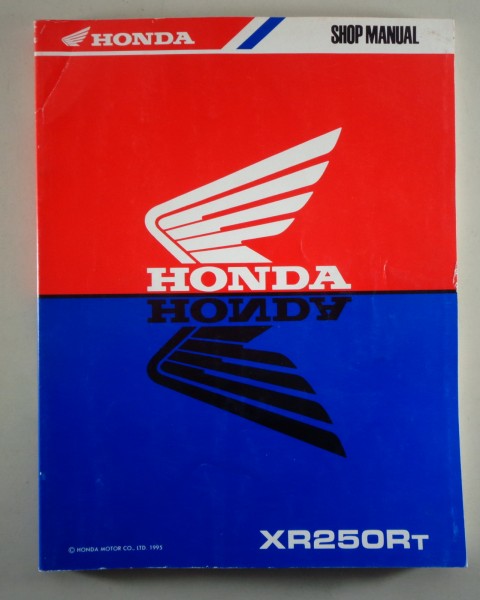 Workshop Manual Honda XR 250 R from 1995