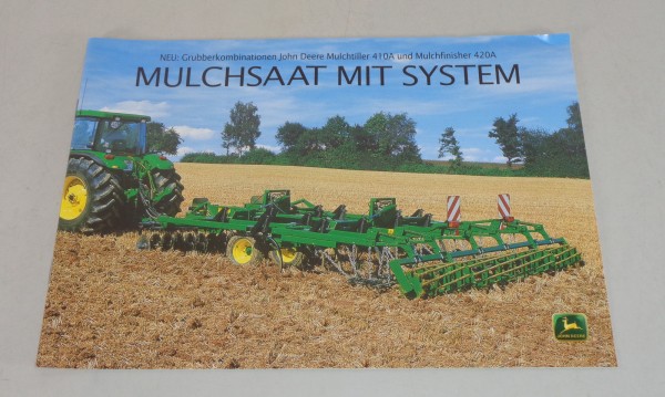 Prospekt John Deere Grubberkombination Mulchtiller 410A + Mulchfinisher 420A