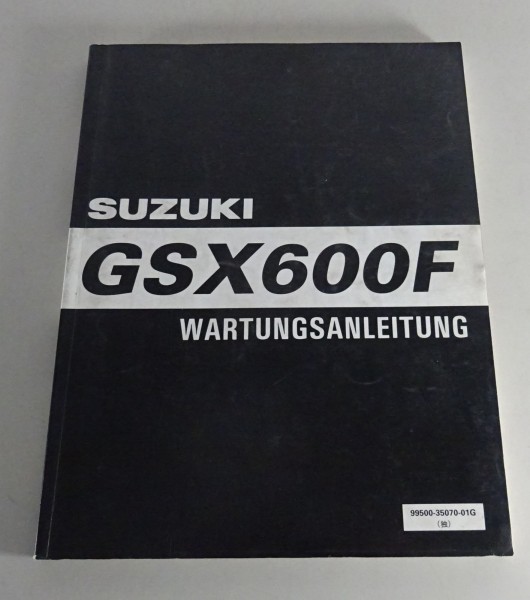 Werkstatthandbuch / Wartungsanleitung Suzuki GSX 600 F von 11/1997