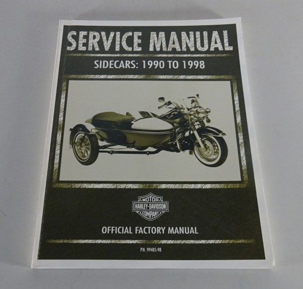 Workshop manual Harley Davidson Sidecars TLE / RLE 1990 - 1998 from 12/1997