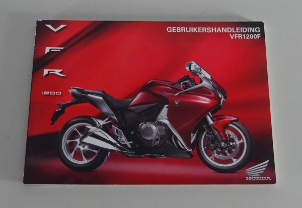 Gebruikershandleiding / Handmatig Honda VFR 1200 F Stond 11/2009