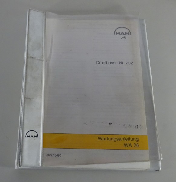 Werkstatthandbuch MAN Omnibusse NL 202 Stand 01/1991