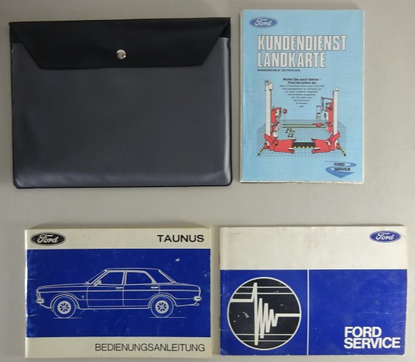 Bordmappe + Betriebsanleitung Ford Taunus Knudsen TC70 Stand 10/1970