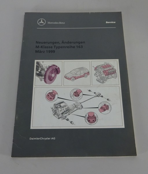 Werkstatthandbuch / Neuerungen Mercedes-Benz M-Klasse Typenreihe 163 von 03/1999