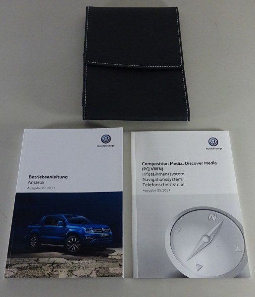 Bordmappe + Betriebsanleitung / Handbuch VW Amarok I Pick-Up Stand 07/2017