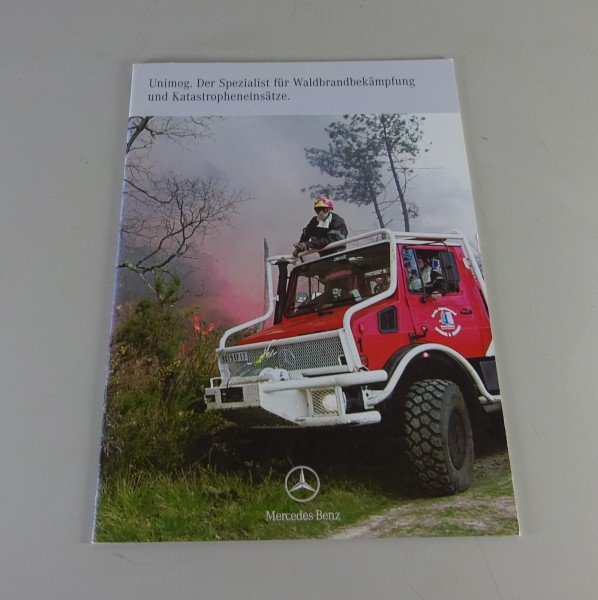 Prospekt Mercedes-Benz Unimog 405 / 437.4 Feuerwehr - Waldbrandbekämpfung 7/2006