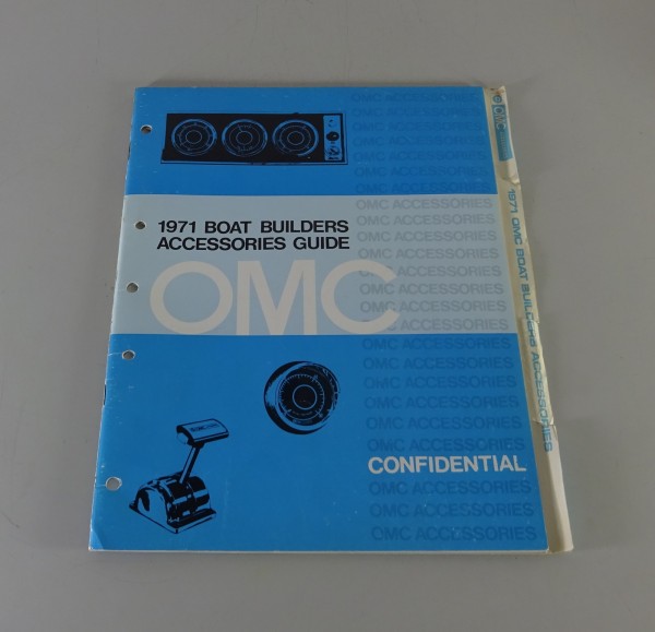 Zubehör-Katalog / Teilekatalog OMC Accessories Guide Stand 1971