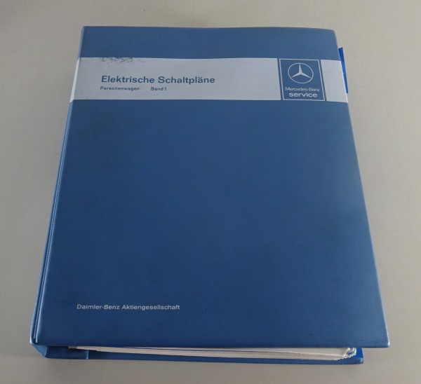 Werkstatthandbuch Elektrische Schaltpläne Mercedes R107 W114,115, 116, 123, 126