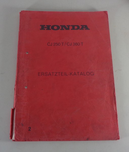 Teilekatalog / Ersatzteilkatalog Honda CJ 250 T / CJ 360 T